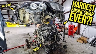 Pulling The Engine Out Of My $11,000 Bentley Continental GT Was The HARDEST THING I'VE EVER DONE