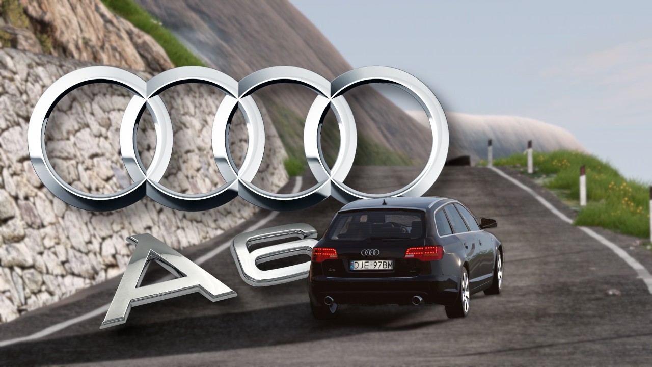 Driving 2005 Audi A6 C6 on Stelvio Pass | BeamNG.Drive