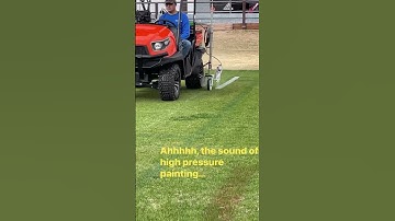 Only GPS paint system utilizing high-pressure! #gps #autosteer #kubota #mapping #rtk #soccer #turf