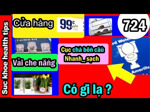 Video Cửa hàng 99 cent CÓ GÌ LẠ,chà bồn cầu sạch, vải che... - youtube