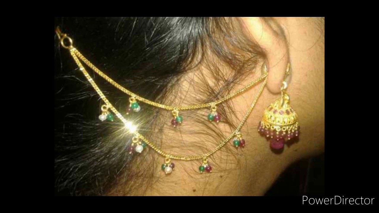 Pin by swati on jewellery | Temple jewellery earrings, Ear jewelry, Neck  pieces jewelry