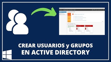🔵 Crear USUARIOS, GRUPOS y UNIDADES ORGANIZATIVAS en ACTIVE DIRECTORY | WINDOWS SERVER 👤