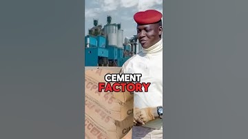 Ibrahim Traoré Builds a Giant Cement Factory #ibrahimtraoré