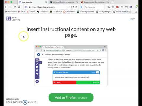 InsertLearning Tutorial