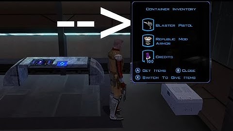 Lower taris sealed strongbox guide - KOTOR