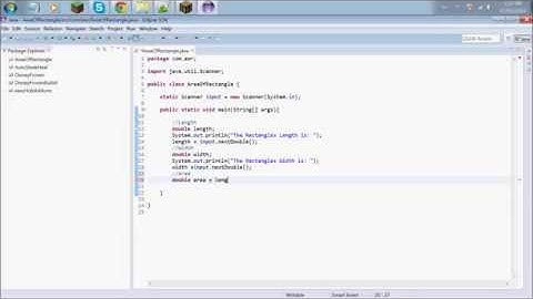 Speed Java Coding Episode 1 - Rectangle Area/ Easy Math