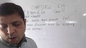 Class IV EVS 24-12-2020 by Mr Rupesh Chapter 21