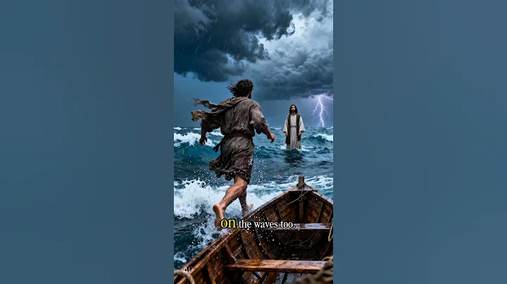 “Jesus Walks on Water — Faith Over Fear #bible