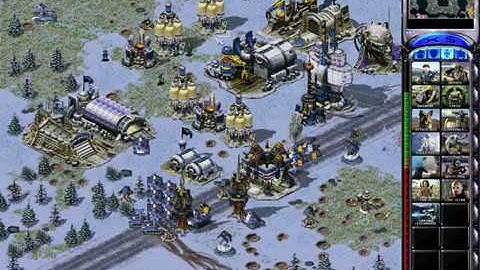 Red Alert 2 - 1 vs 7 - Arctic Circle - Brutal Enemies