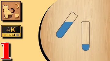 Water Sort #1 || Mobile Puzzle Gameplay Android/iOS Free Game || #blockpuz #watersortpuzzle #game