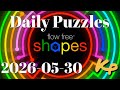 Flow Free Shapes - Daily Puzzles - 2026-05-30 - May 30th 2026