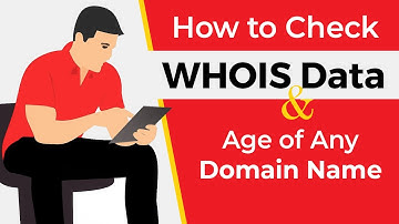 How to Check Domain Whois data & Age of Domain - Whois Lookup