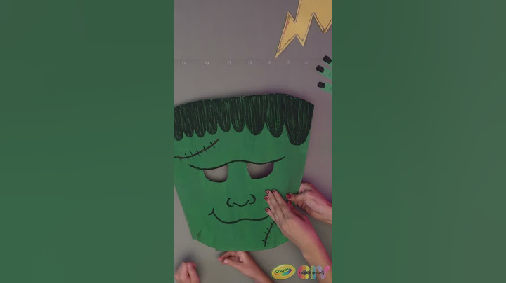 COME FARE LA MASCHERA DI FRANKENSTEIN #halloween #diy #halloweencostume