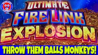 THROW THEM BALLS MONKEYS | ULTIMATE FIRE LINK EXPLOSION | MGM GRAND LAS VEGAS