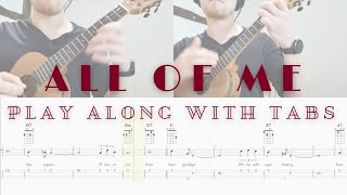 All of Me - Play Along Backing Track with TABS