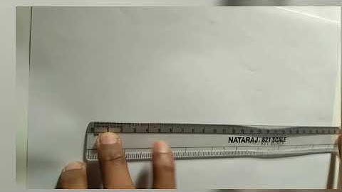 How to divide a straight line into 7 equals parts.