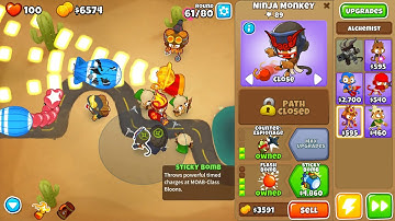 BTD 6 - END OF THE ROAD - Hard - Magic Towers Only (MTO)