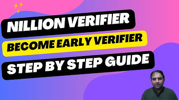 Nillion Verifier | BECOME Early Verifier|STEP BY STEP GUIDE