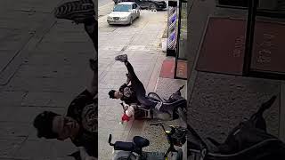 Father becomes human shield to protect baby from falling