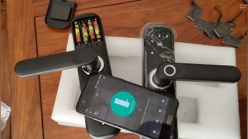 Tuya wifi version smart lock setting