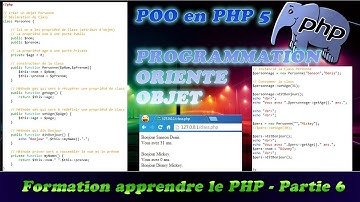 Formation apprendre le PHP - Partie 6/17