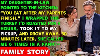 My Daughter-in-Law Said, βYou Eat After My Parents.β I Took My Turkey and LeftβThen...
