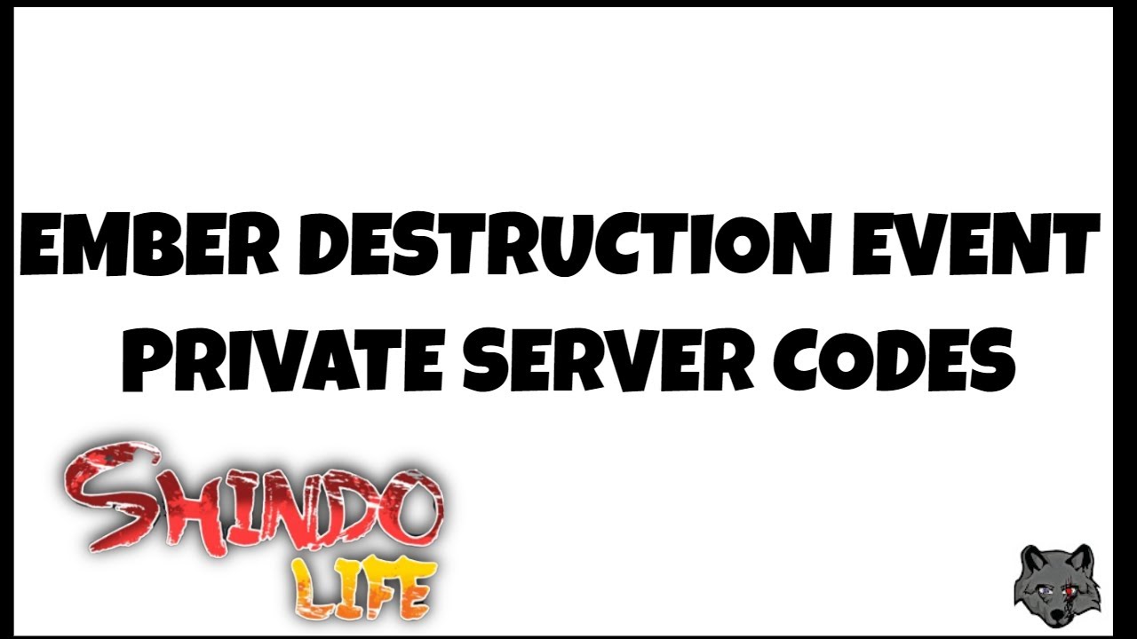 Private Server Codes for Shindo Life (March 2023)