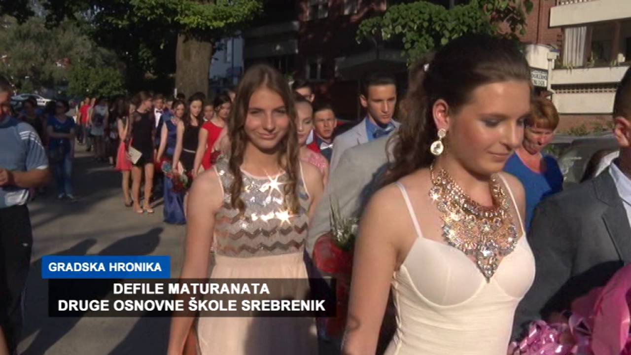 DEFILE MATURANATA DRUGE OSNOVNE SKOLE SREBRENIK