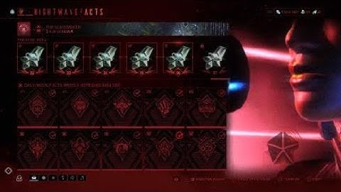 Warframe_Toon_BadAss Vs NIGHTWAVE challenges collect 8 RARE MODS