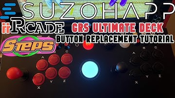 iiRcade GRS Ultimate Control Panel Suzo Happ button upgrade tutorial