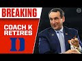 Coach K Retires After 42 Years & 5 National Titles With Duke | CBS Sports HQ