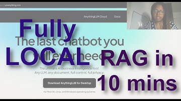 Local RAG in 10 minutes - chat with your docs using AnythingLLM and LMStudio