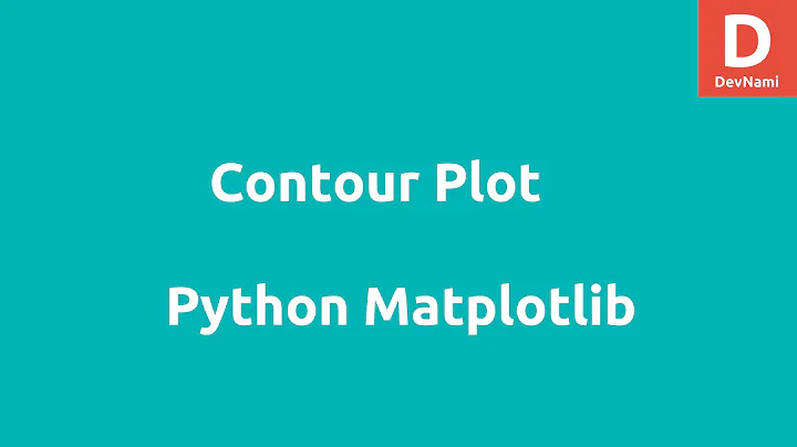 Contour Plot in Matplotlib Python