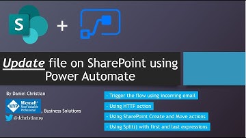 Update File on SharePoint using Power Automate