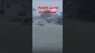 fuerte lluvia en bayamon inundación