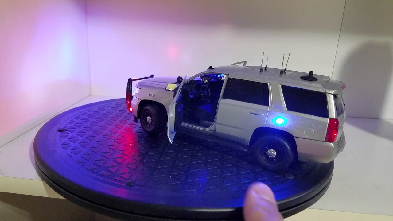 Police car with working lights YouTube