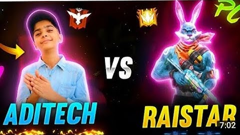 raistar vs aditech custom 1v1 💔// Kunal dada gaming ll