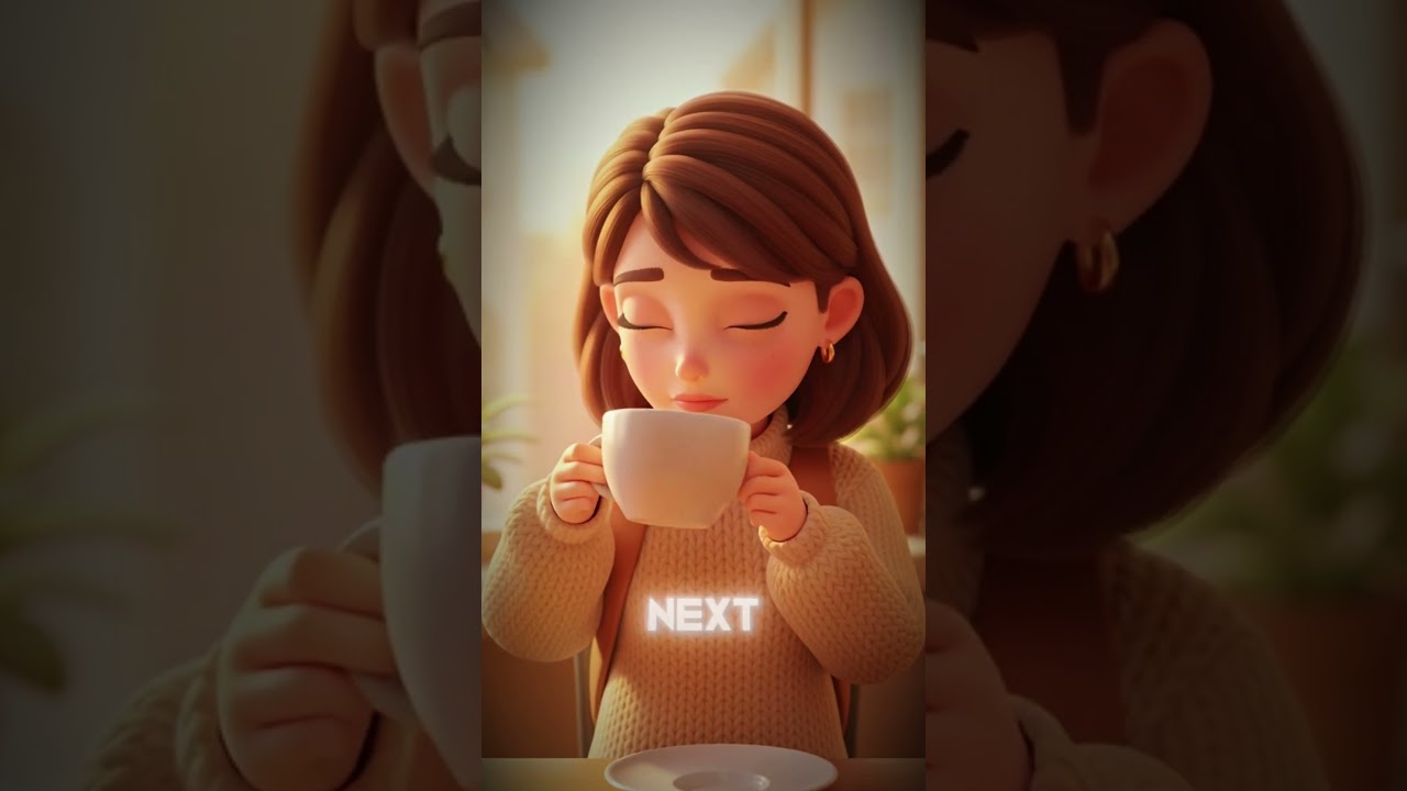 Why she never saw?,,🤔 #coffee #facts #animation