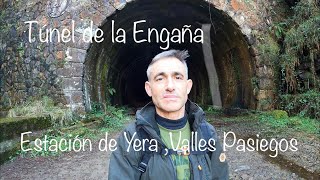 Tunel de la engaña.Estacion de Yera.Los Valles Pasiegos,ruta con encanto.Familiar por la Vega de Pas