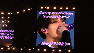 BTS - Whole Speech Wembley Stadium   Army singing Young Forever (02.06.2019)