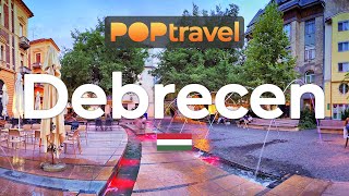 DEBRECEN, Hungary 🇭🇺 - Evening Tour - 4K 60fps