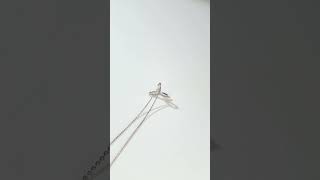 다이아몬드 럭키테일 목걸이 white gold - 1 #necklace #whitegold