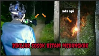 MASUK HUTAN PEMBUANGAN ILMU HITAM DIKEJAR DUA SOSOK HITAM MERANGKAK || Jejak Pemburu Hantu