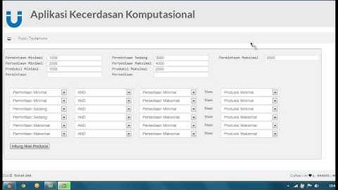 Fuzzy Tsukamoto jumlah produksi