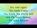 Darlene Zschech (with Kari Jobe) - Yours Forever (You Took the Nails) - (with lyrics)