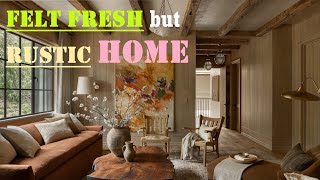 Felt Fresh but Rustic Interior of Hidden Hills Home by Amber Interiors Design