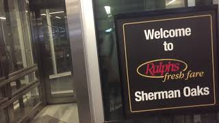 AWESOME FAST KONE Monospace Traction Scenic Elevators @ Ralphs, Sherman Oaks, CA screenshot 5