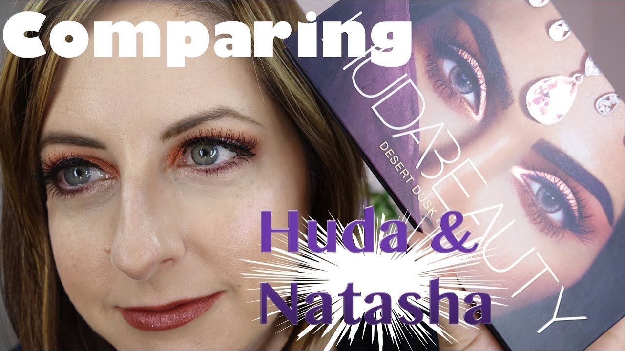 Comparison Huda Desert Dusk Natasha Denona Lila Palettes YouTube