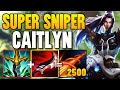 WTF?! FULL SNIPER CAITLYN CAN DELETE YOU FROM 100% HP! (THIS IS INSANE) - League of Legends