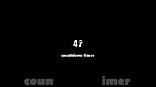 COUNTDOWN TIMER - #75 #seconds #shortsfeed